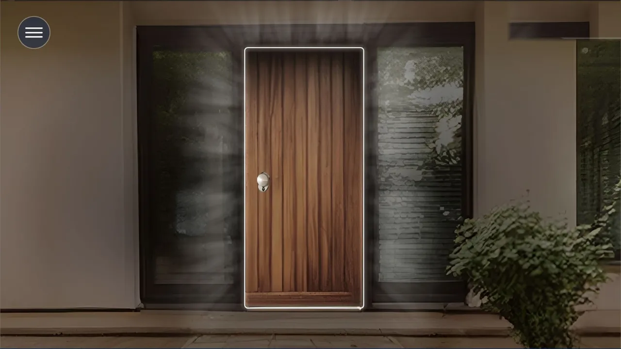 The front door of the house, the way into the code