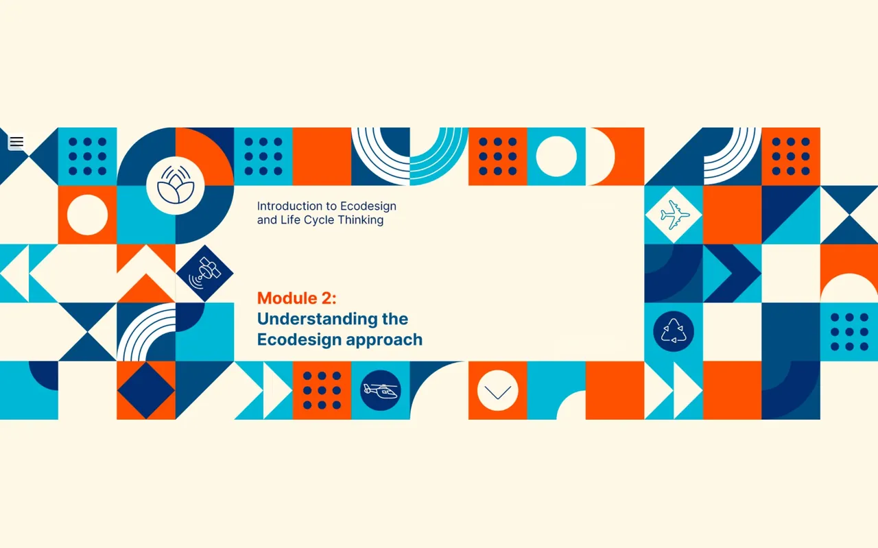 Module 2 title screen: understanding the ecodesign approach