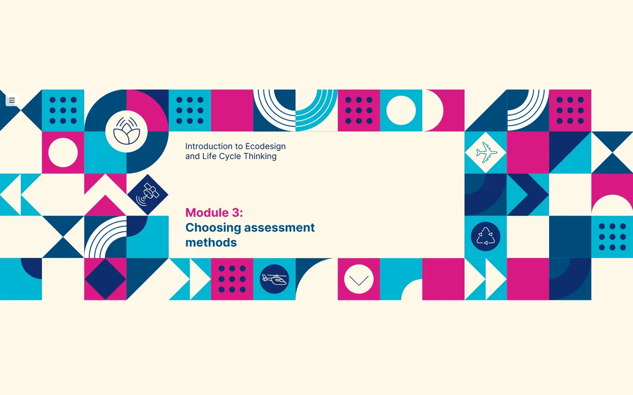 Module 3 title screen: choosing assessment methods