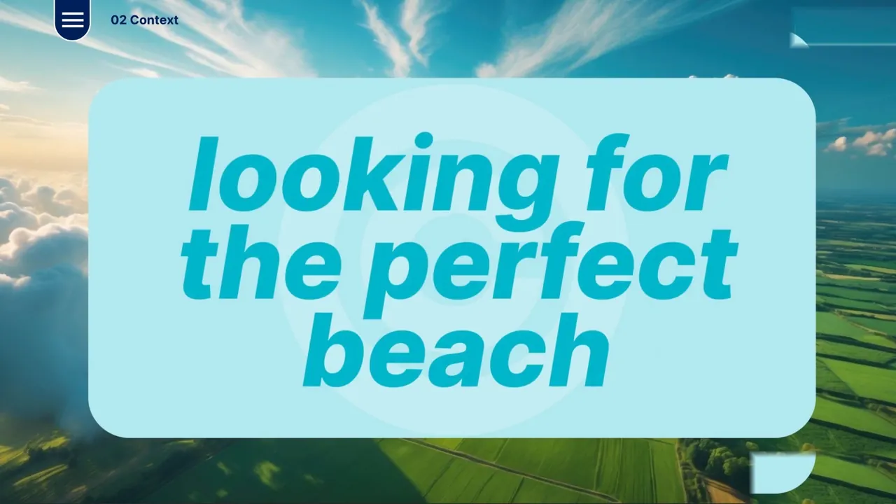 Looking for the perfect beach: the search for an image to publish
