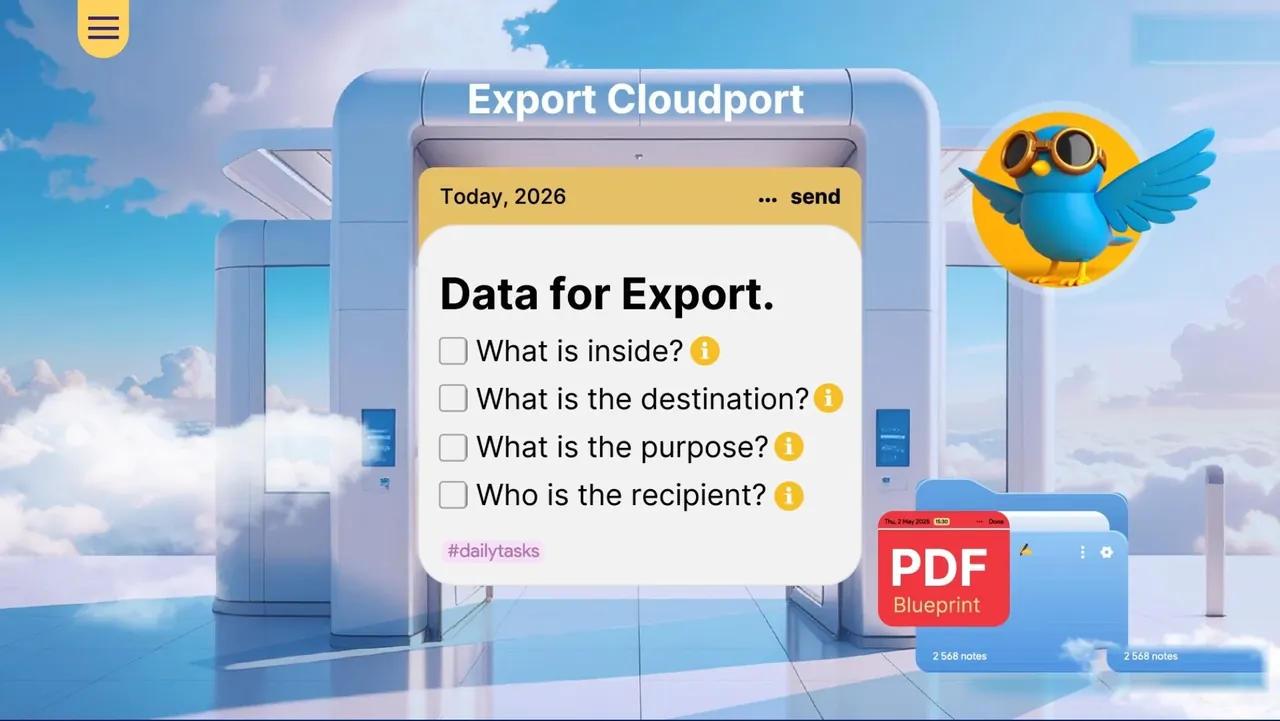 Export Cloudport: what's inside, where it's going, why, and who receives it
