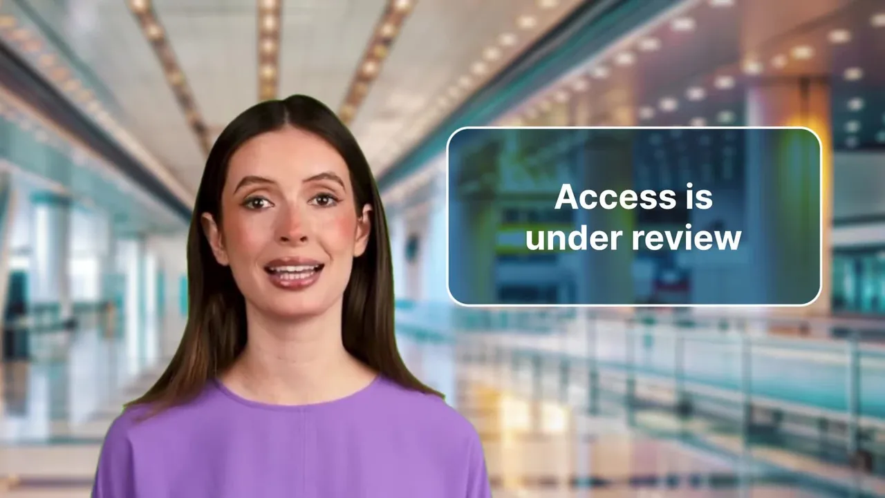 A customer presenter: access is under review